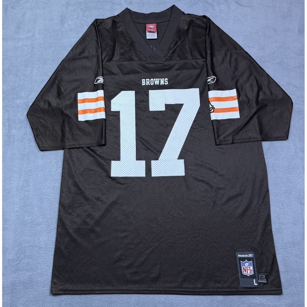 Reebok Cleveland Browns Braylon Edwards #17 Jersey Mens L NFL 2000s Football